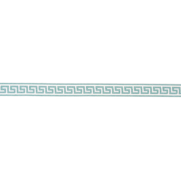 Schumacher Ganton Tape Indoor/Outdoor Teal Trim 72396
