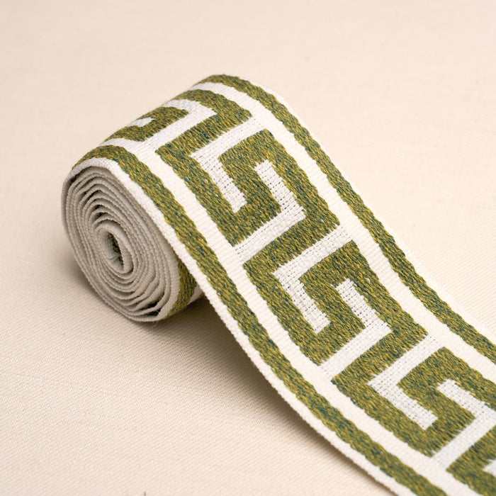 Schumacher Ganton Tape Indoor/Outdoor Green Trim 72397