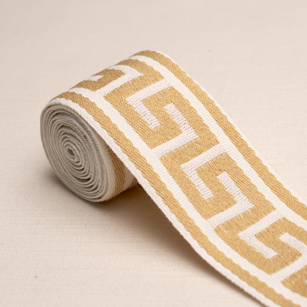 Schumacher Ganton Tape Indoor/Outdoor Yellow Trim 72398