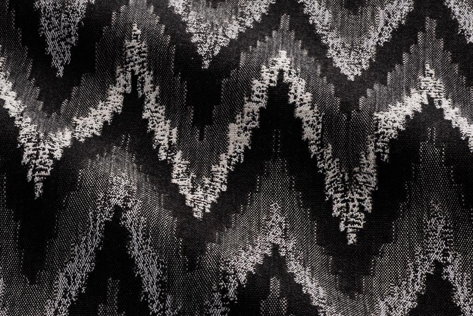 Perennials Feel The Heat Flame Noir Fabric Sample 724-205