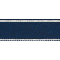 Schumacher Sullivan Tape Indoor/Outdoor Navy Trim 72404