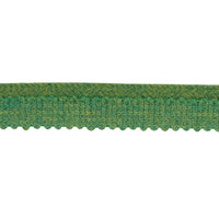Schumacher Eubie Lip Cord Indoor/Outdoor Green Trim 72424