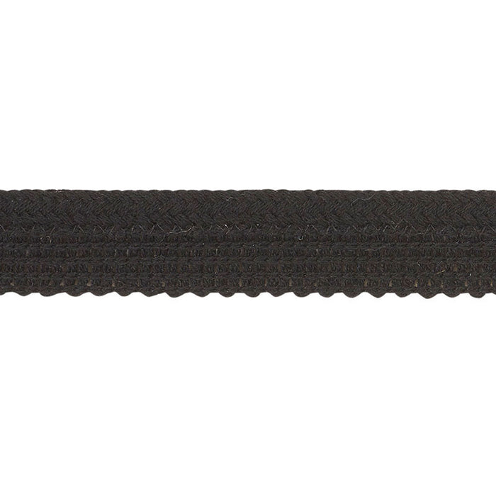 Schumacher Eubie Lip Cord Indoor/Outdoor Black Trim 72426