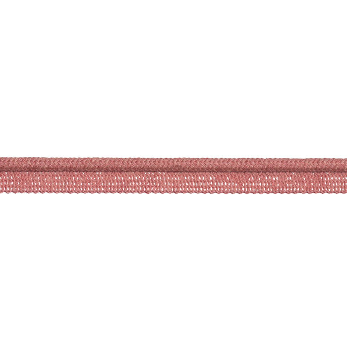 Schumacher Eubie Lip Cord Indoor/Outdoor Pink Trim 72429