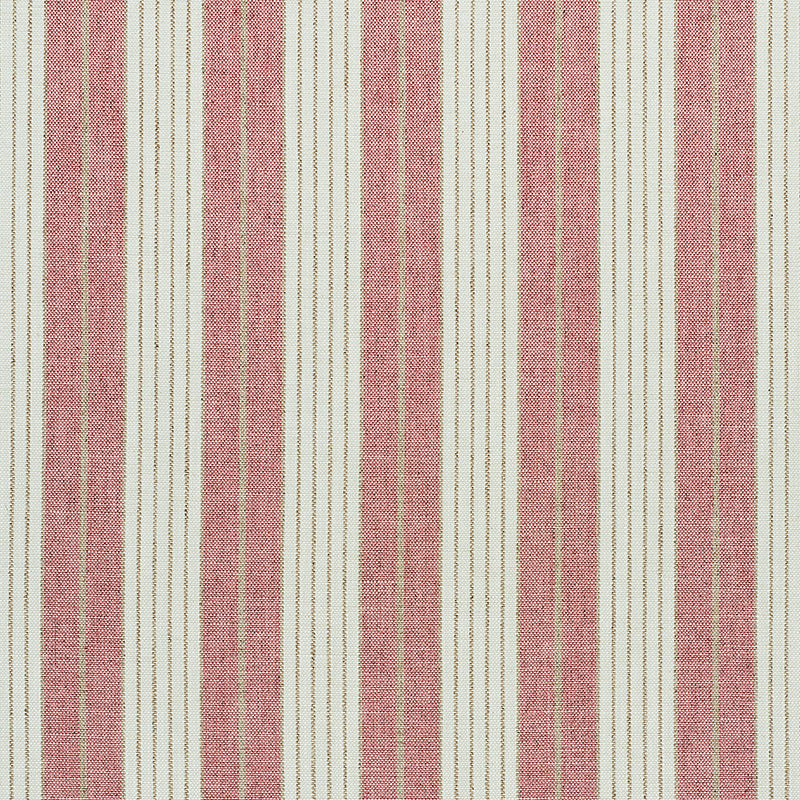 Schumacher Horst Stripe Rose Fabric Sample 72604
