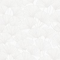 Schumacher Ginkgo Pearl Wallpaper 7264