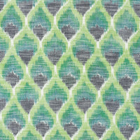 Schumacher Odisha Ikat Greens Fabric 72640