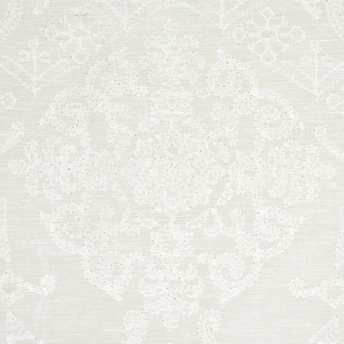 Schumacher Camilla Sheer Ivory Fabric Sample 72660