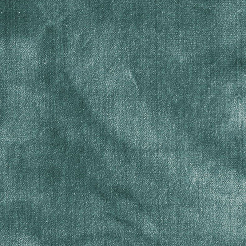 Schumacher High Performance Silk Velvet Peacock Fabric Sample 72736