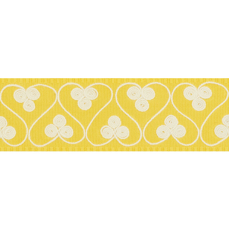 Schumacher Coquette Tape Yellow Trim Sample 72740