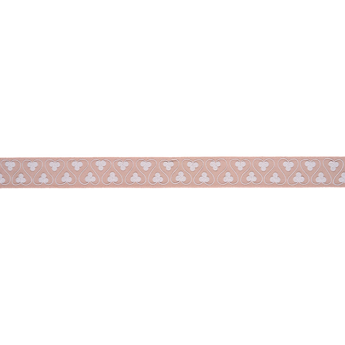 Schumacher Coquette Tape Blush Trim 72746