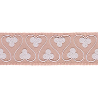 Schumacher Coquette Tape Blush Trim 72746