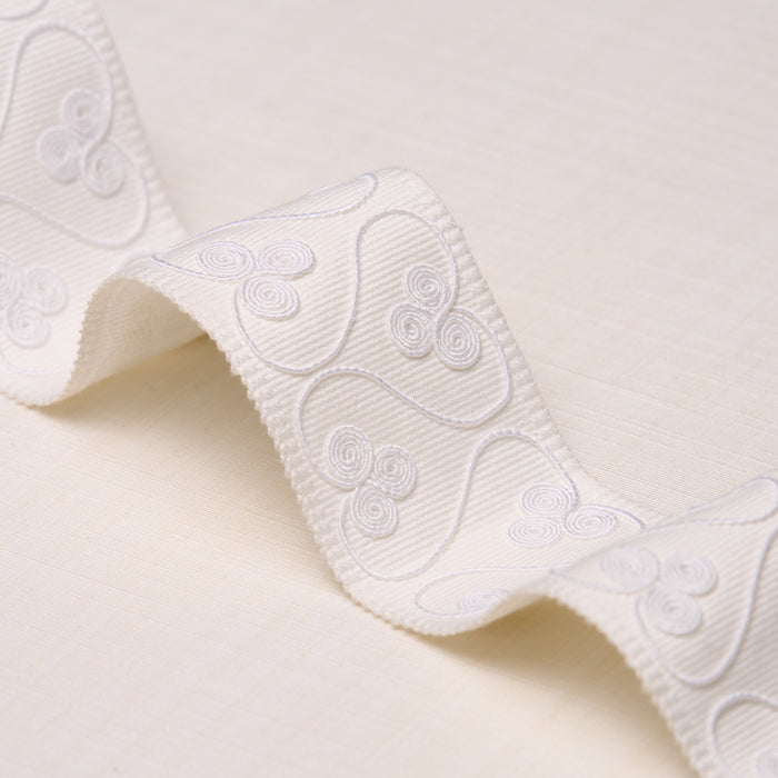 Schumacher Coquette Tape White Trim 72747