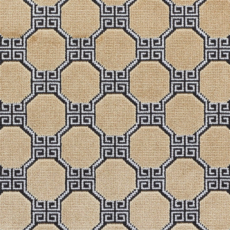 Schumacher Octavia Velvet Gold Fabric Sample 72791