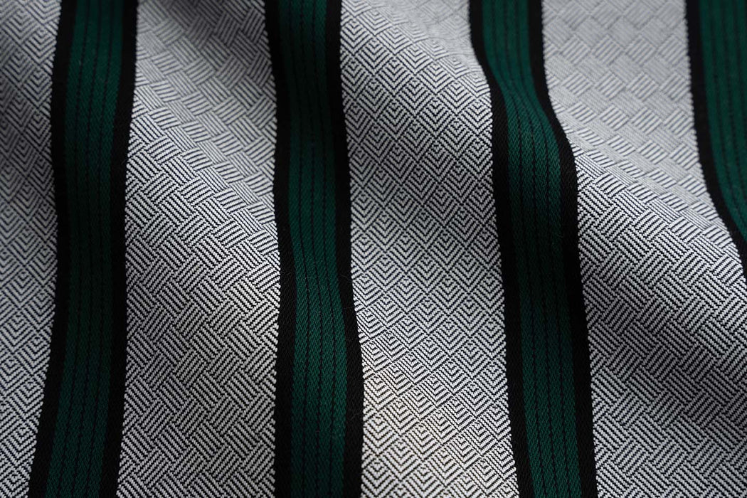 Perennials Kabuki Stripe Emerald Fabric 728-347