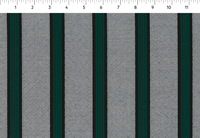 Perennials Kabuki Stripe Emerald Fabric 728-347