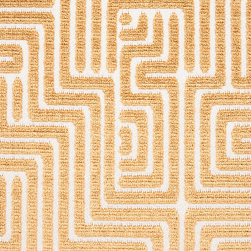 Schumacher Lisboa Velvet Gold Fabric 72955