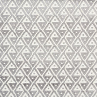 Schumacher Hoffmann Velvet Silver Fabric 72991