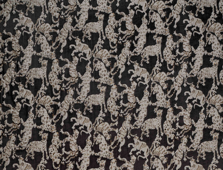 No.9 Thompson Cat's Pyjamas Charcoal Fabric N9012276003