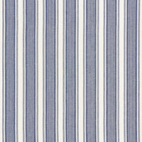 Schumacher Ojai Stripe Indigo Fabric 73002