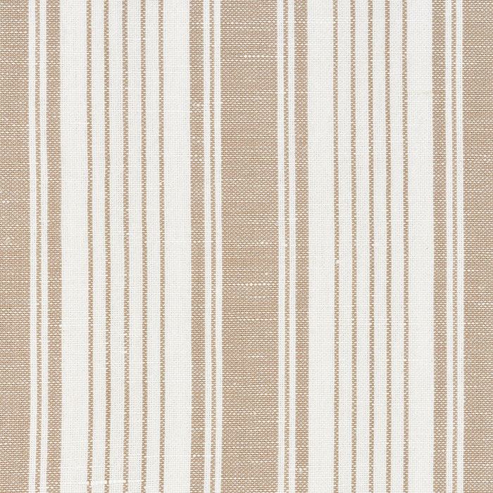 Schumacher Ojai Stripe Neutral Fabric 73003