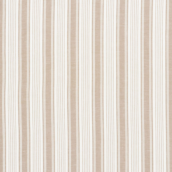 Schumacher Ojai Stripe Neutral Fabric Sample 73003