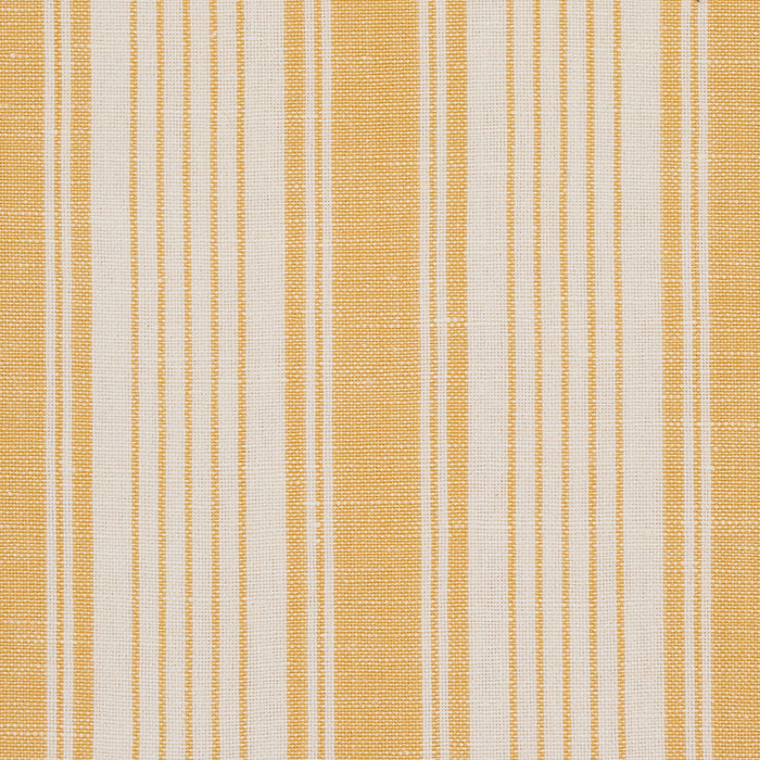 Schumacher Ojai Stripe Yellow Fabric 73006