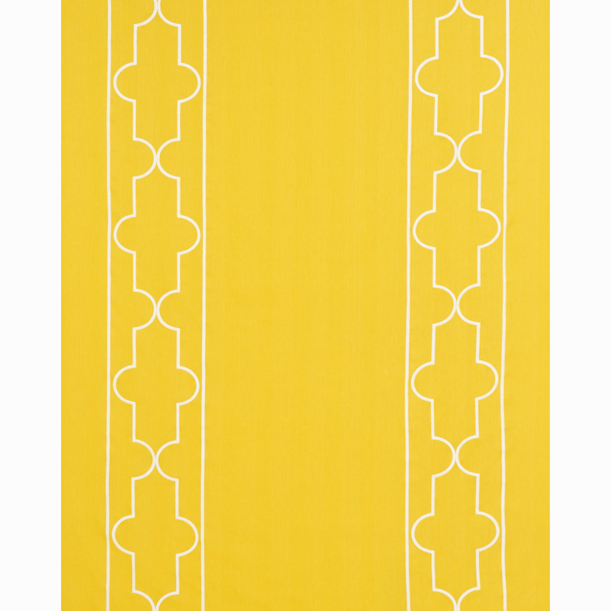 Schumacher Limitless Lattice Yellow Fabric Sample 73072