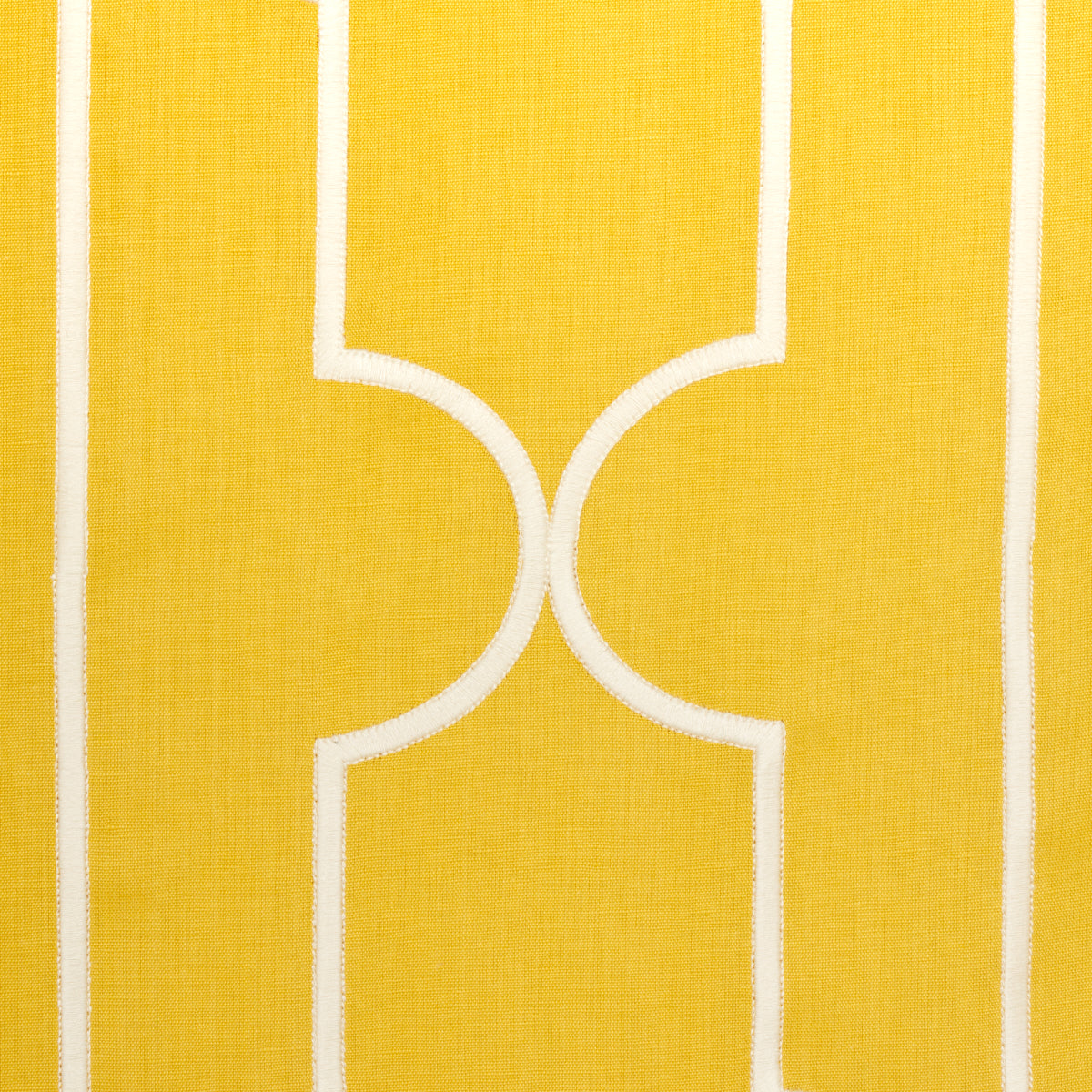 Schumacher Limitless Lattice Yellow Fabric 73072