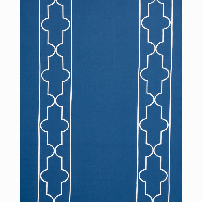 Schumacher Limitless Lattice Royal Fabric Sample 73073