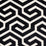 Schumacher Ming Fret Velvet Black Fabric 73107