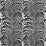 Schumacher Zebra Palm Indoor/Outdoor Black Fabric Sample 73173