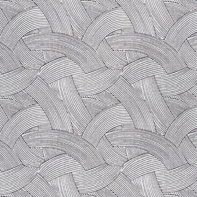 Schumacher Tempesta Graphite Fabric Sample 73180