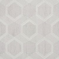 Schumacher Tortuga Embroidery Grey Fabric 73201