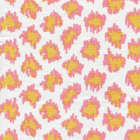 China Seas Zizi Leopard Pinks Yellow Fabric 7325-03W