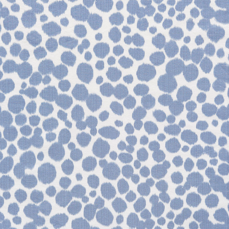 Schumacher Zoe Blue Fabric Sample 73410