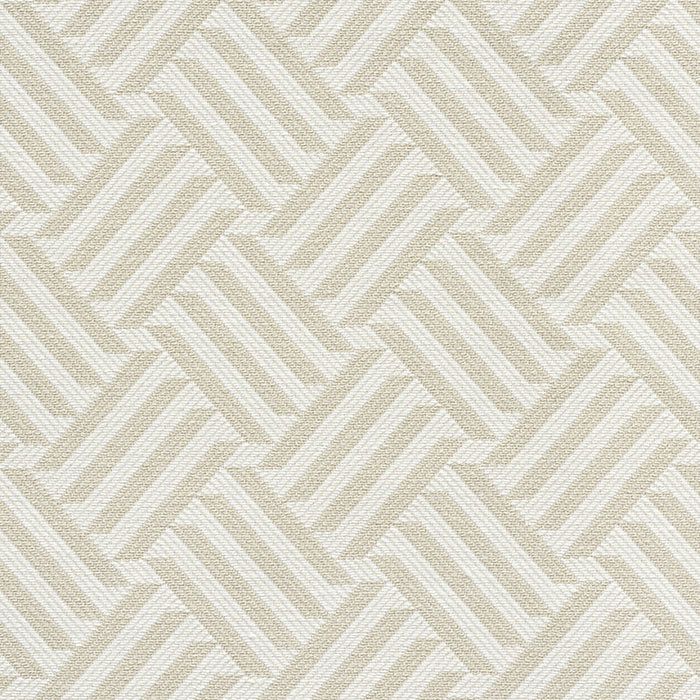 Schumacher Cross Hatch Natural Fabric Sample 73450