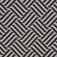 Schumacher Cross Hatch Black Fabric 73451