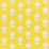 Schumacher Paley Embroidery Yellow Fabric 73480