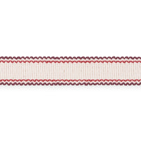 Schumacher Filippa Tape Indoor/Outdoor Berry Trim 73576