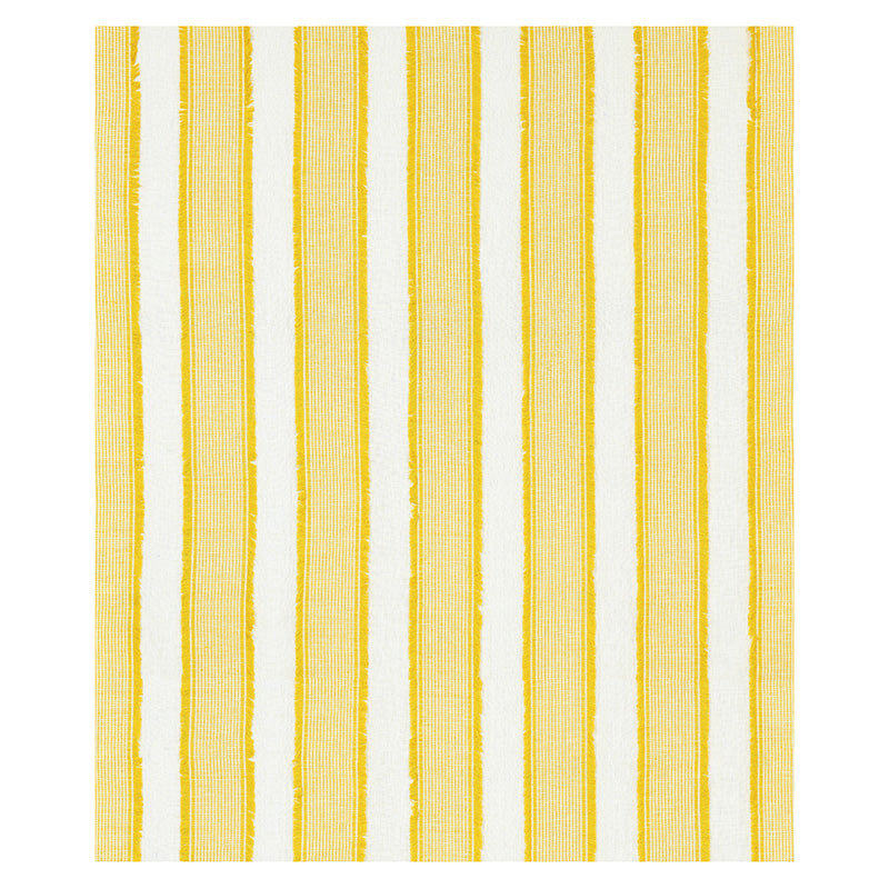 Schumacher Tulum Casement Yellow Fabric Sample 73593