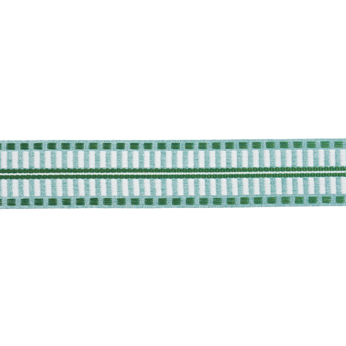 Schumacher Jacobsen Tape Indoor/Outdoor Mineral Trim Sample 73635