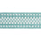 Schumacher Marta Tape Indoor/Outdoor Aqua Trim Sample 73657