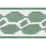 Schumacher Telia Tape Green Trim Sample 73698
