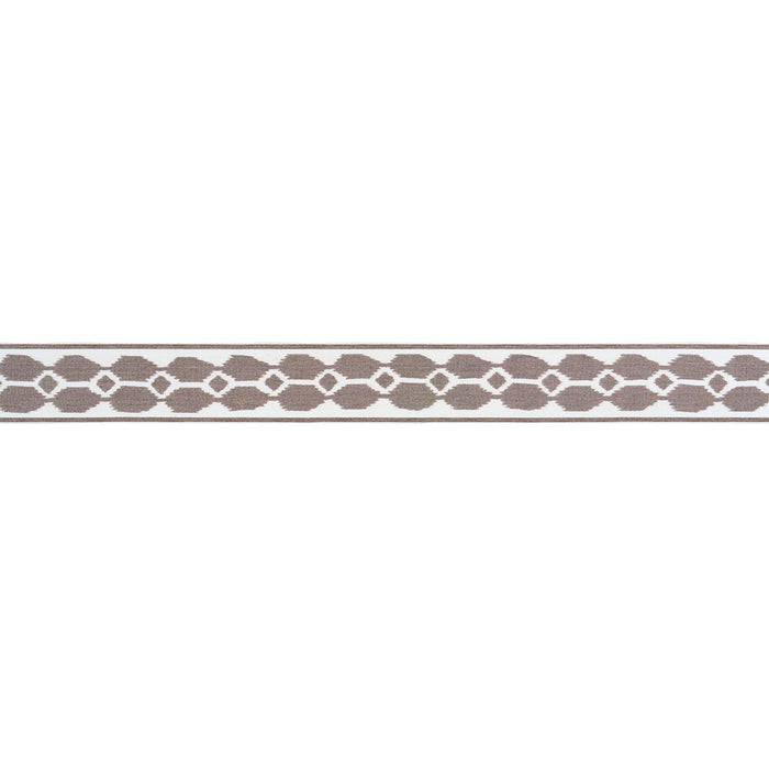 Schumacher Telia Tape Brown Trim Sample 73699