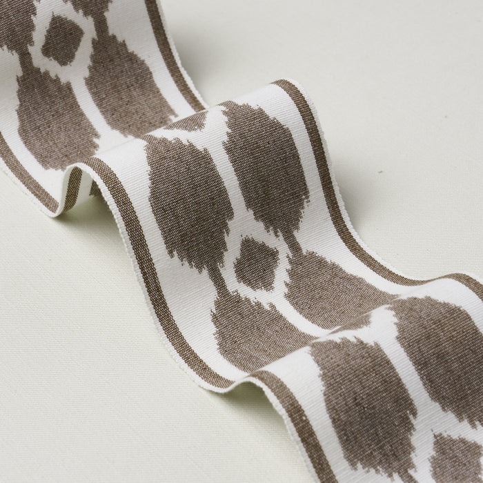 Schumacher Telia Tape Brown Trim Sample 73699