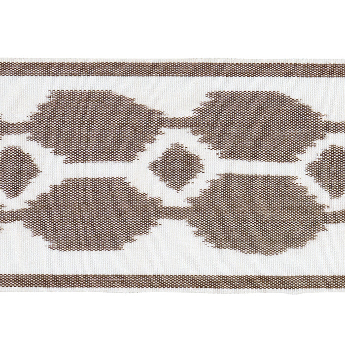 Schumacher Telia Tape Brown Trim Sample 73699