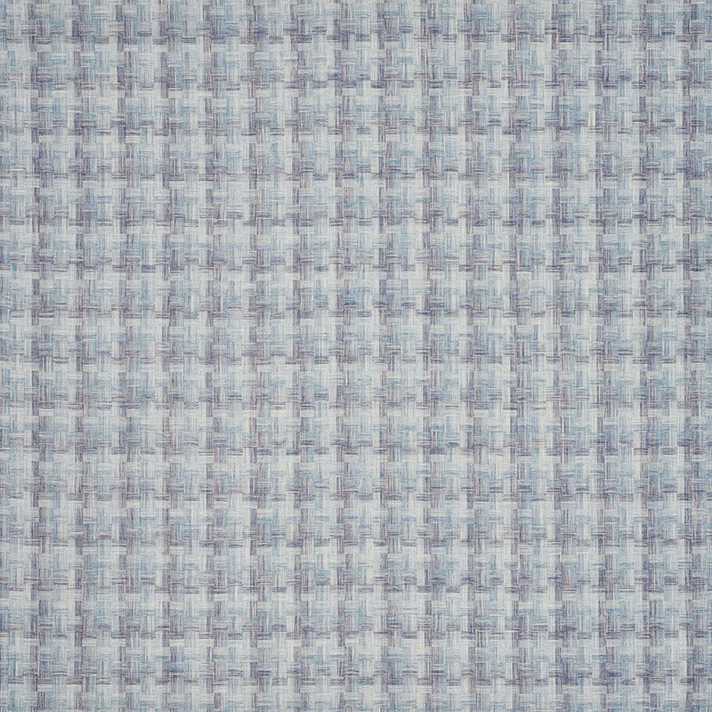 Schumacher Boro Plaid Indigo Fabric Sample 73740