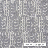 Schumacher Zonda Indoor/Outdoor Charcoal Fabric 73761