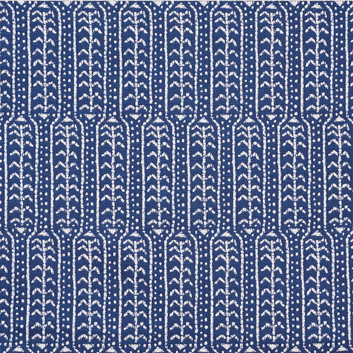 Schumacher Zonda Indoor/Outdoor Indigo Fabric 73762